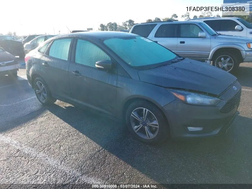 2017 Ford Focus Se VIN: 1FADP3FE5HL308380 Lot: 38910008