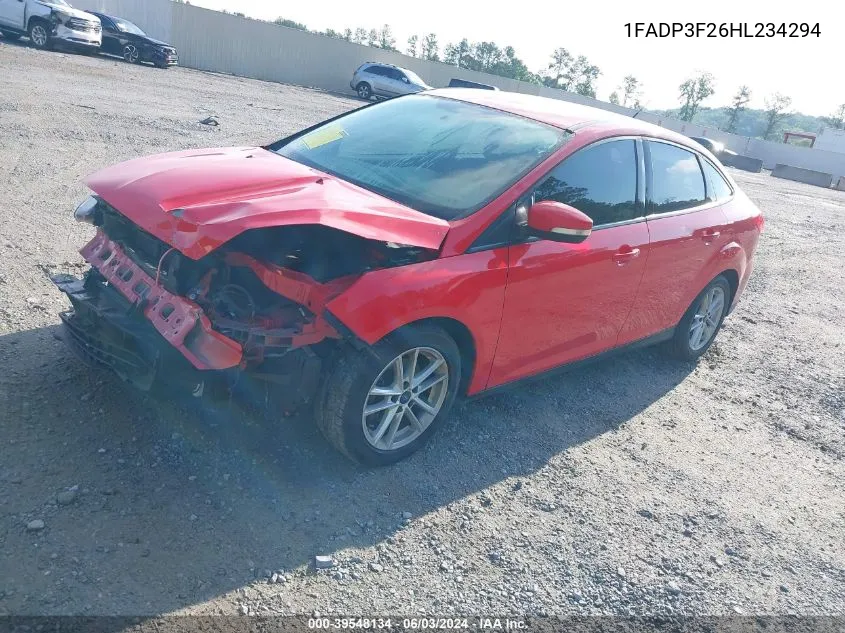 1FADP3F26HL234294 2017 Ford Focus Se