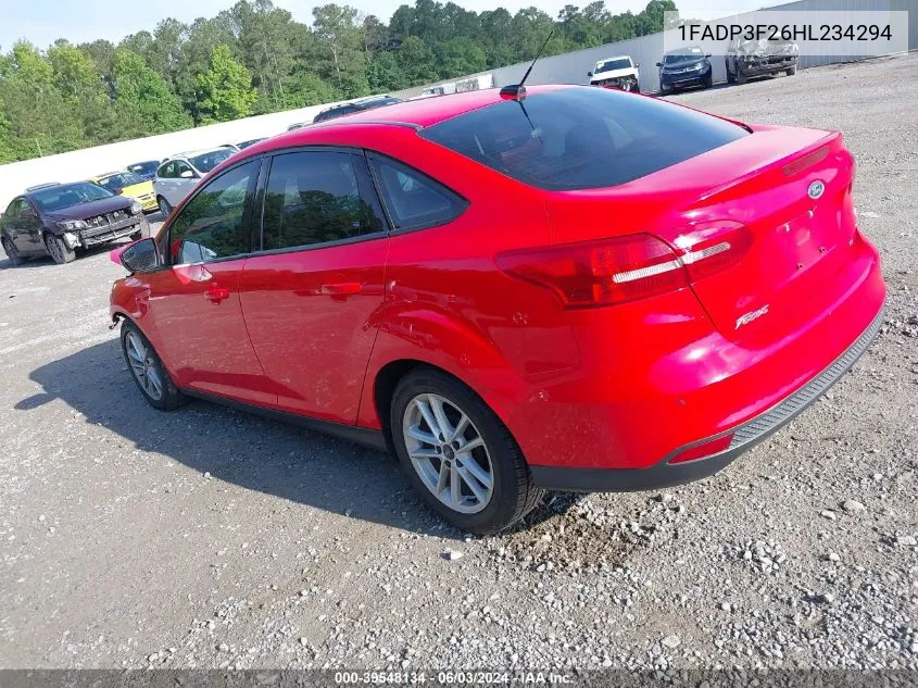 1FADP3F26HL234294 2017 Ford Focus Se