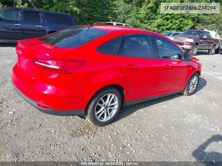 1FADP3F26HL234294 2017 Ford Focus Se