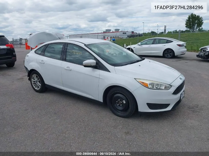 2017 Ford Focus Se VIN: 1FADP3F27HL284296 Lot: 39580644