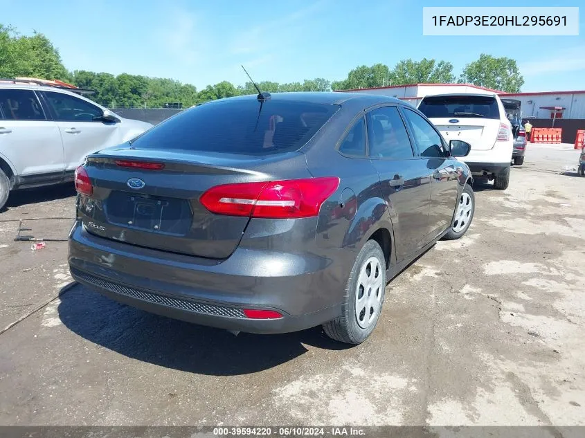 1FADP3E20HL295691 2017 Ford Focus S