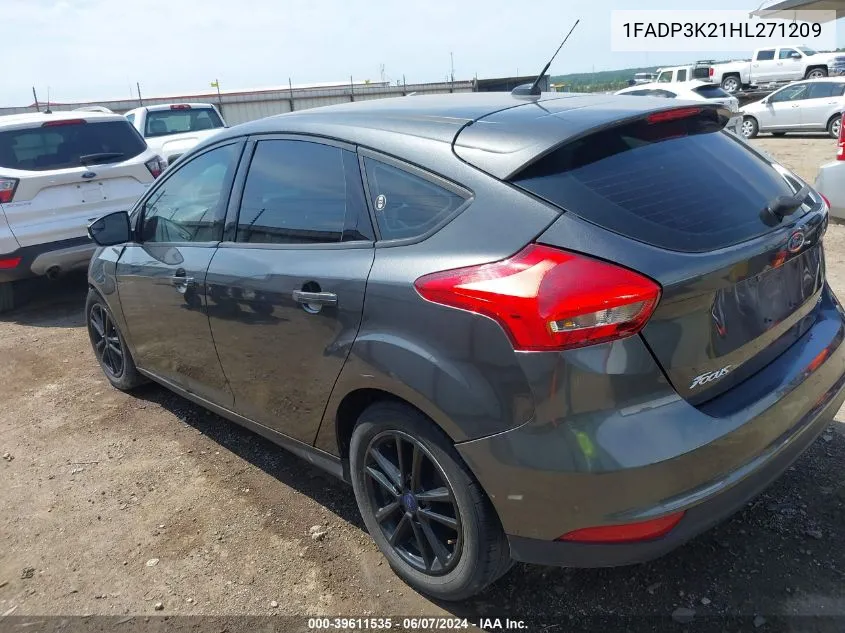 1FADP3K21HL271209 2017 Ford Focus Se