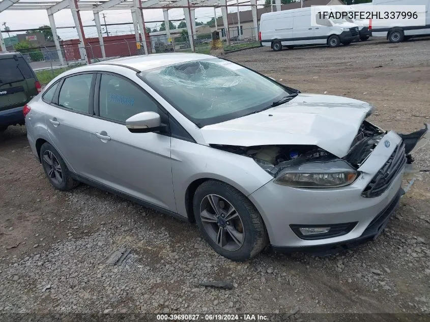 2017 Ford Focus Se VIN: 1FADP3FE2HL337996 Lot: 39690827