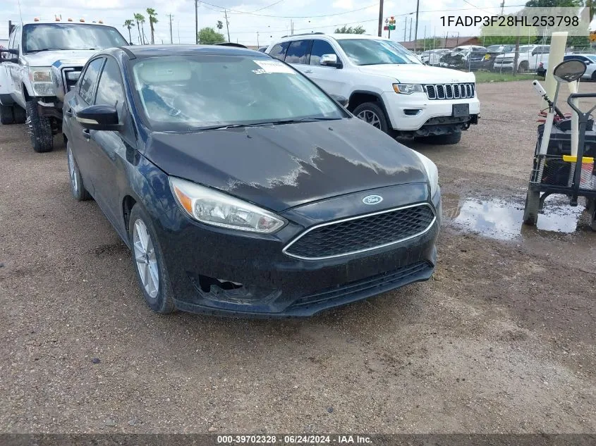 1FADP3F28HL253798 2017 Ford Focus Se