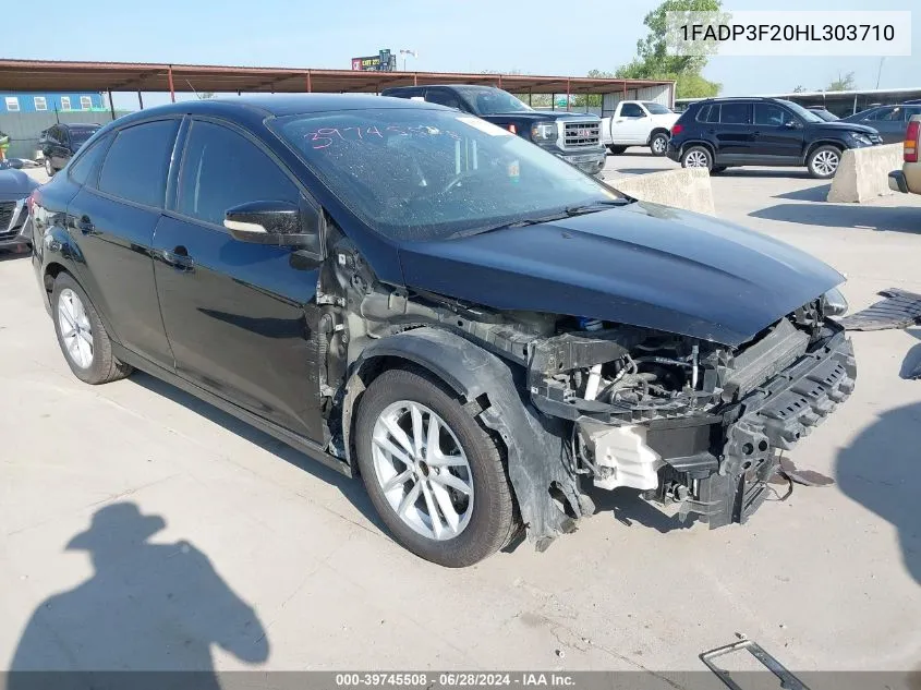 1FADP3F20HL303710 2017 Ford Focus Se