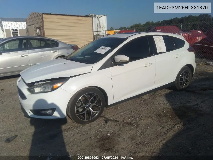 1FADP3M26HL331370 2017 Ford Focus Sel