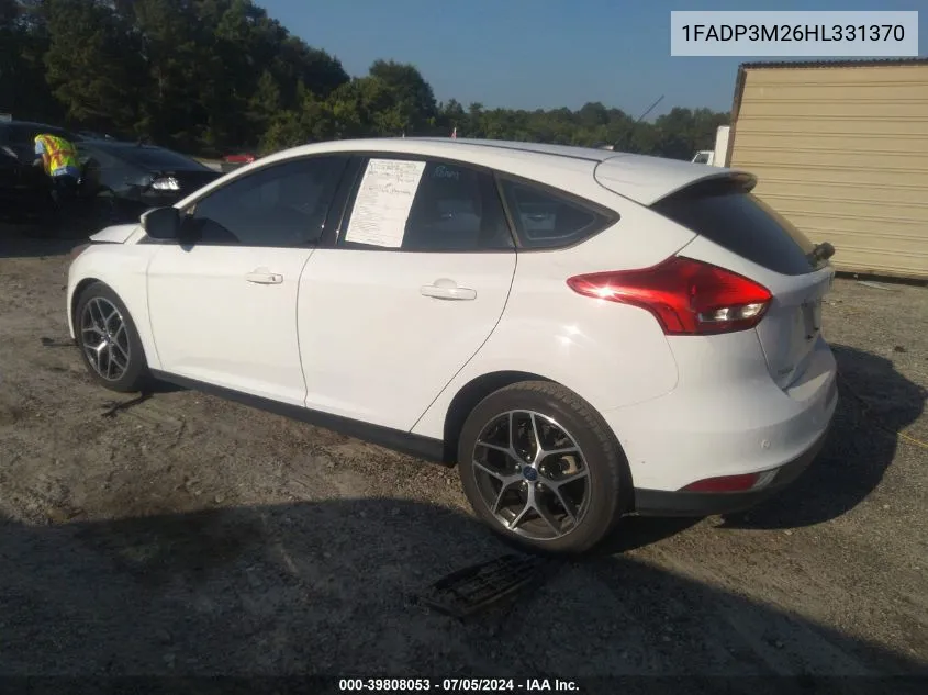 1FADP3M26HL331370 2017 Ford Focus Sel