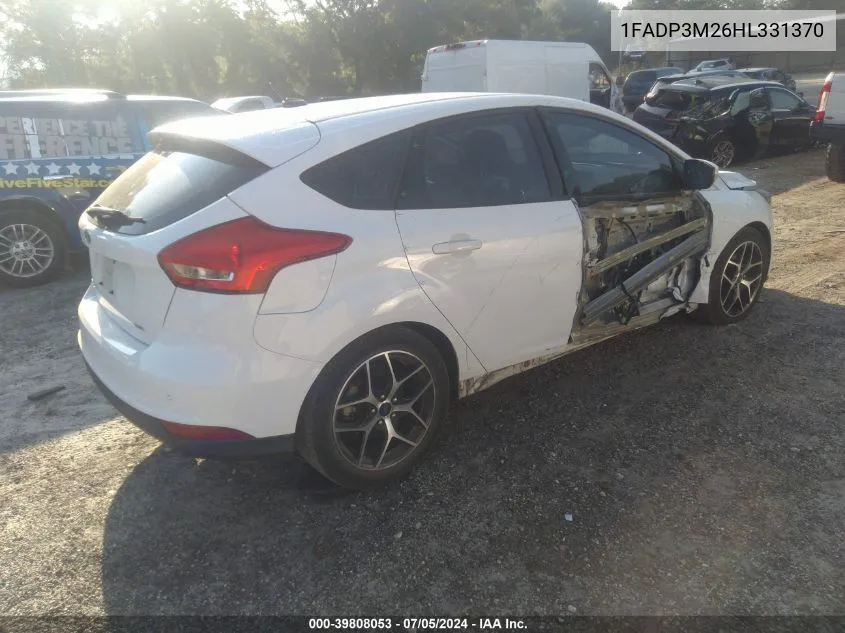 1FADP3M26HL331370 2017 Ford Focus Sel