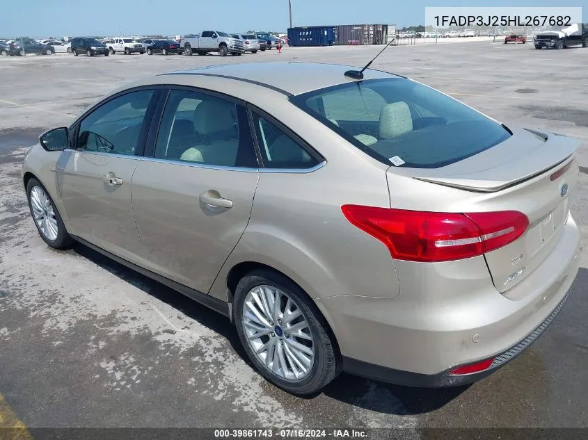 1FADP3J25HL267682 2017 Ford Focus Titanium