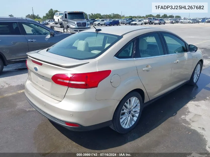 1FADP3J25HL267682 2017 Ford Focus Titanium