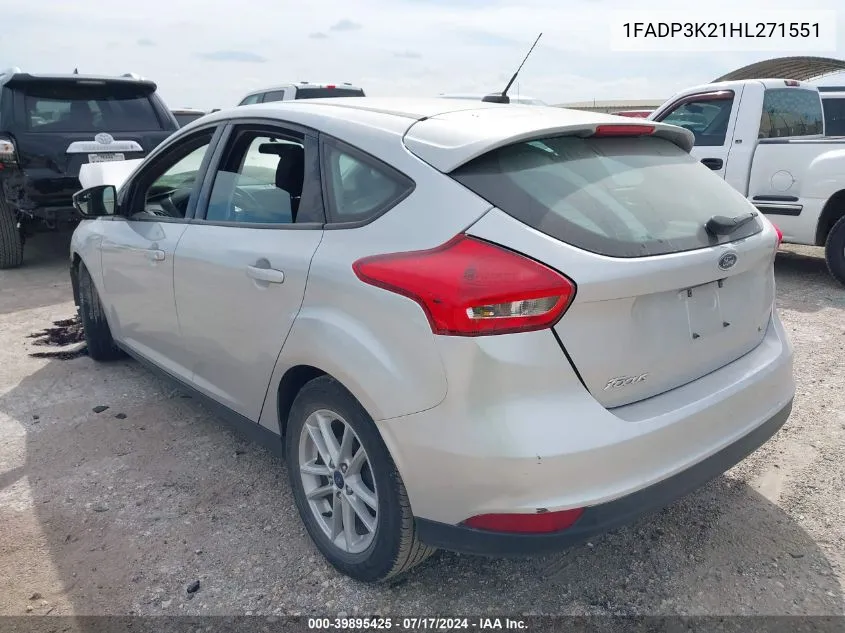 1FADP3K21HL271551 2017 Ford Focus Se