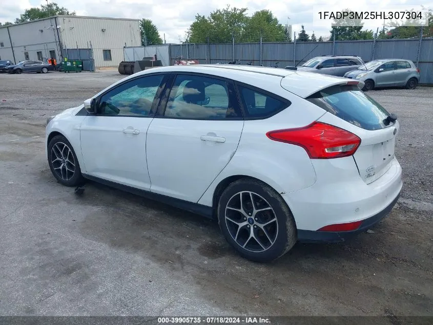 1FADP3M25HL307304 2017 Ford Focus Sel