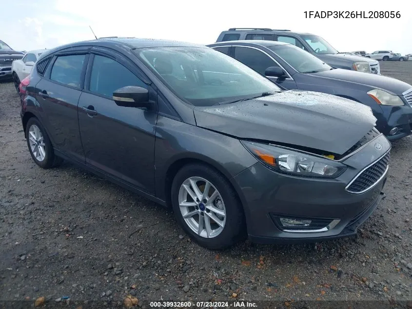 1FADP3K26HL208056 2017 Ford Focus Se