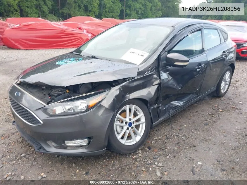 1FADP3K26HL208056 2017 Ford Focus Se