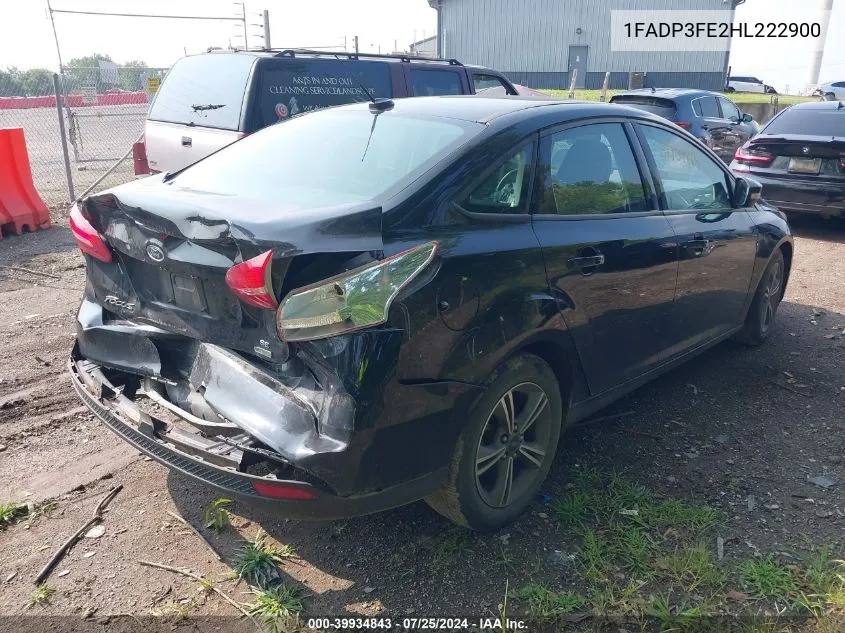 1FADP3FE2HL222900 2017 Ford Focus Se