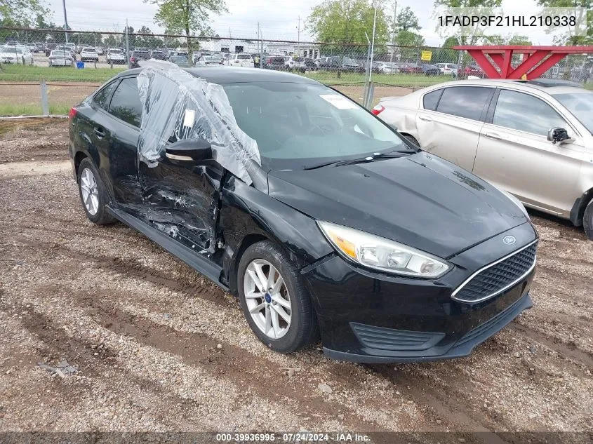 1FADP3F21HL210338 2017 Ford Focus Se