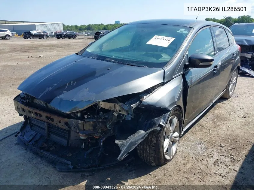 1FADP3K26HL286501 2017 Ford Focus Se