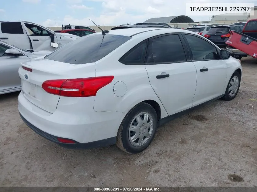 1FADP3E25HL229797 2017 Ford Focus S