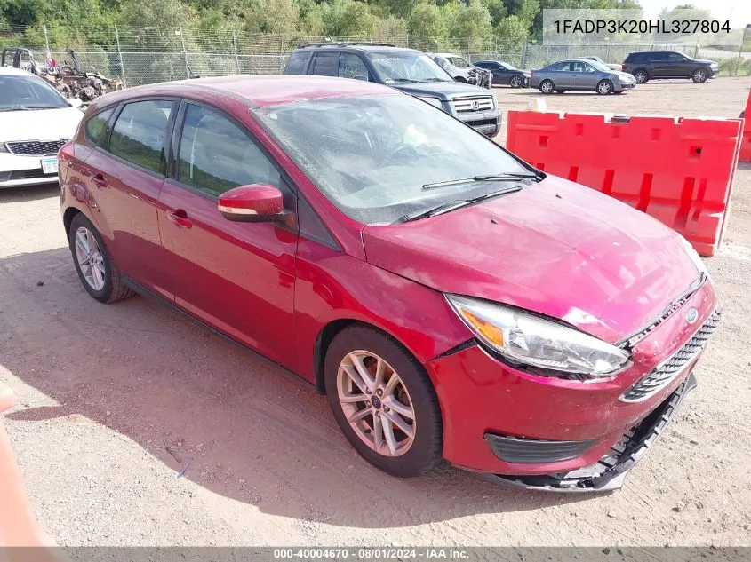 1FADP3K20HL327804 2017 Ford Focus Se