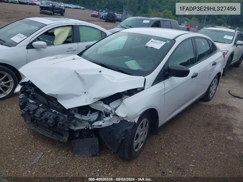 1FADP3E29HL327456 2017 Ford Focus S