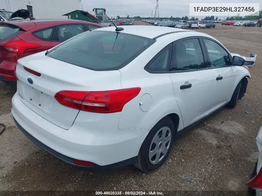 1FADP3E29HL327456 2017 Ford Focus S