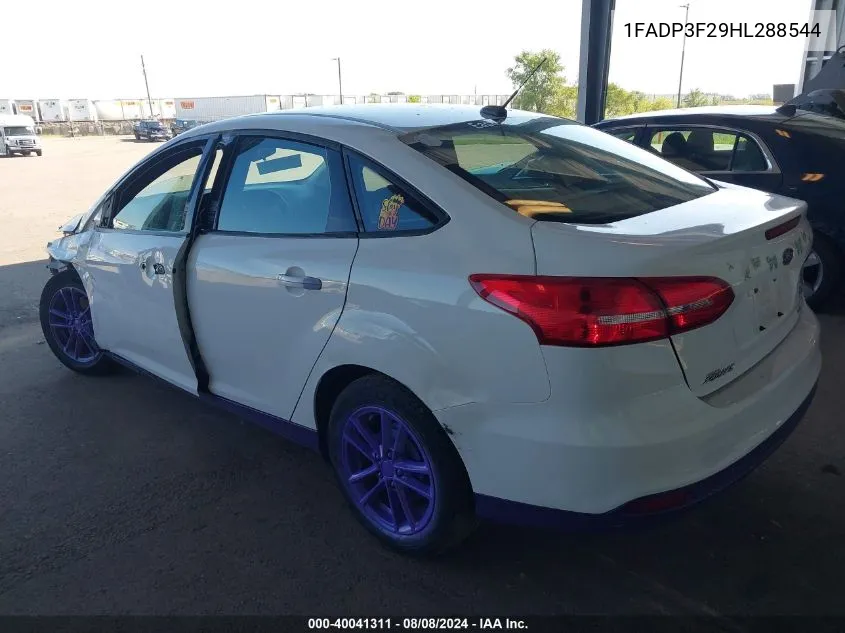 1FADP3F29HL288544 2017 Ford Focus Se