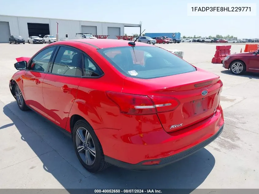 1FADP3FE8HL229771 2017 Ford Focus Se