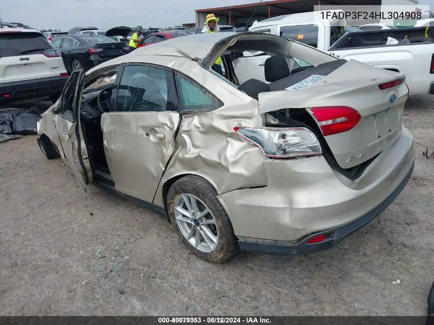 1FADP3F24HL304908 2017 Ford Focus Se