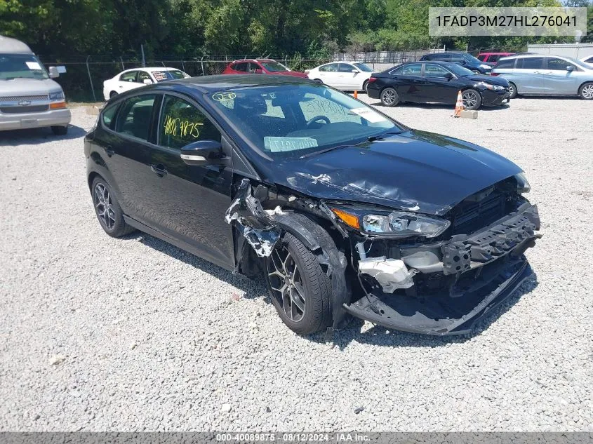 1FADP3M27HL276041 2017 Ford Focus Sel