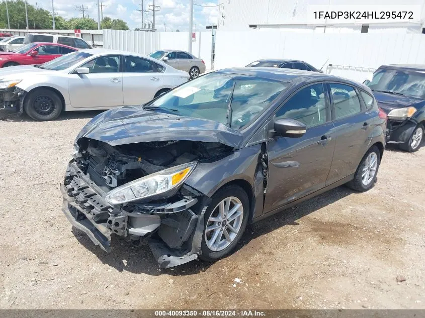 2017 Ford Focus Se VIN: 1FADP3K24HL295472 Lot: 40093350