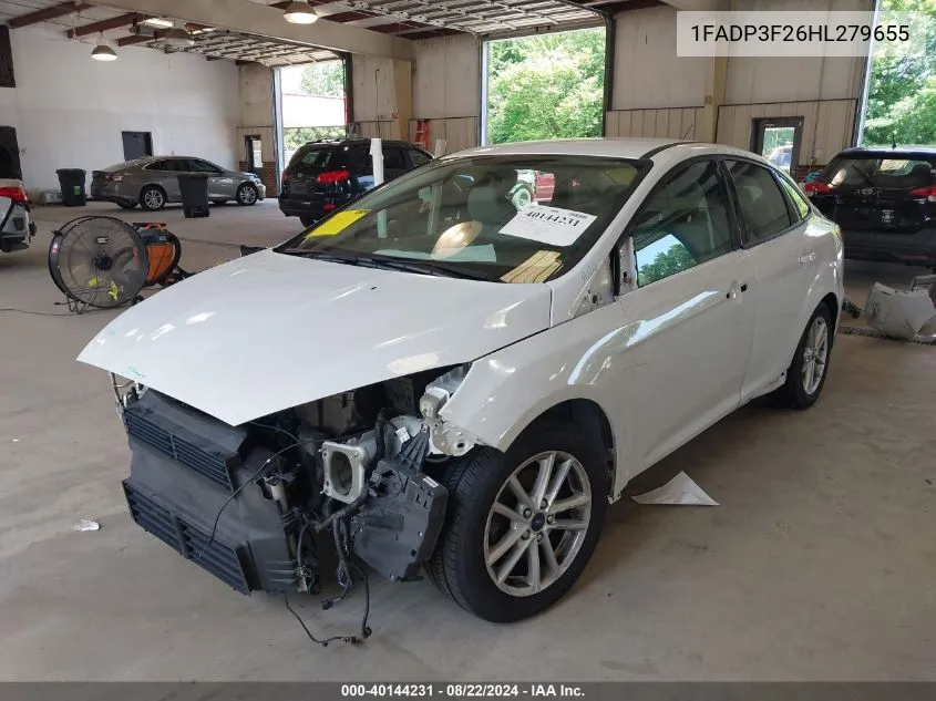 1FADP3F26HL279655 2017 Ford Focus Se