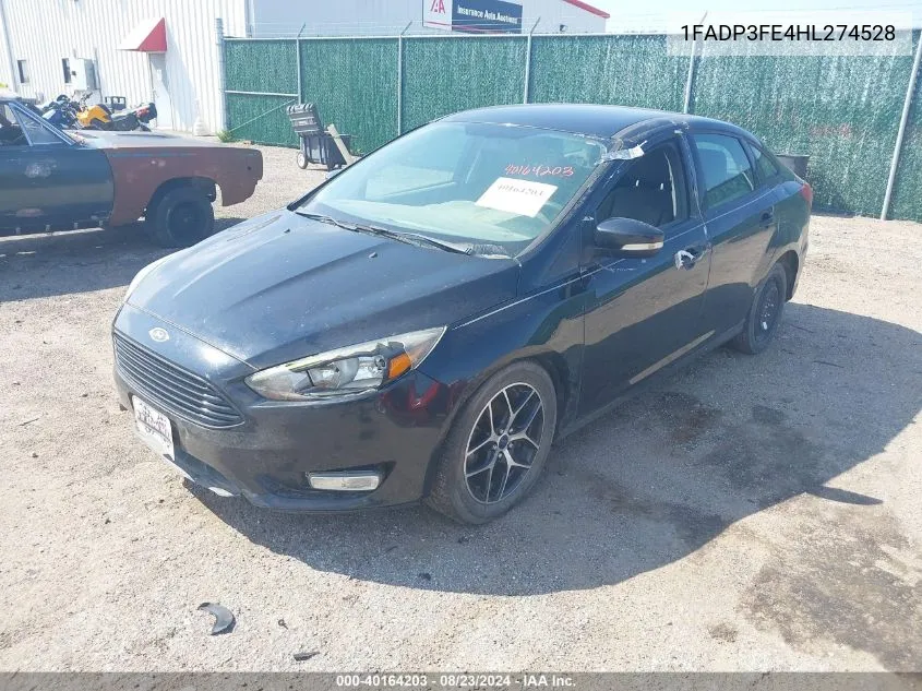 1FADP3FE4HL274528 2017 Ford Focus Se