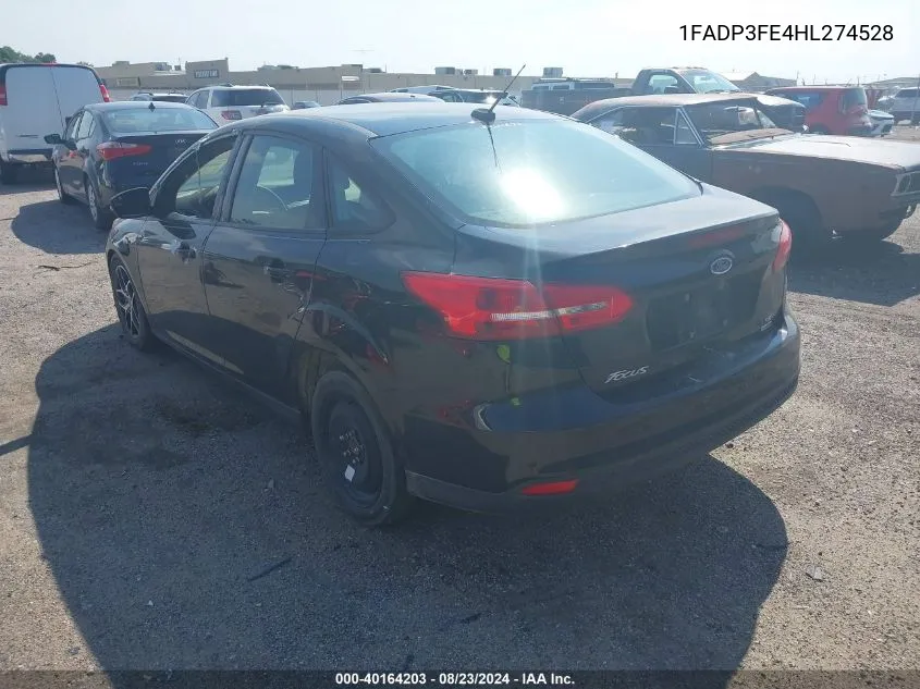 1FADP3FE4HL274528 2017 Ford Focus Se