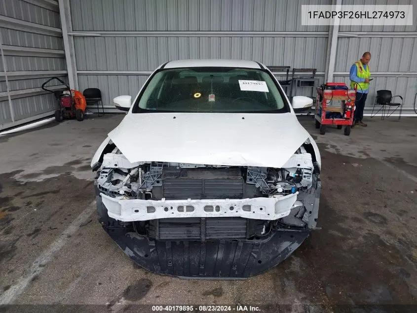 1FADP3F26HL274973 2017 Ford Focus Se