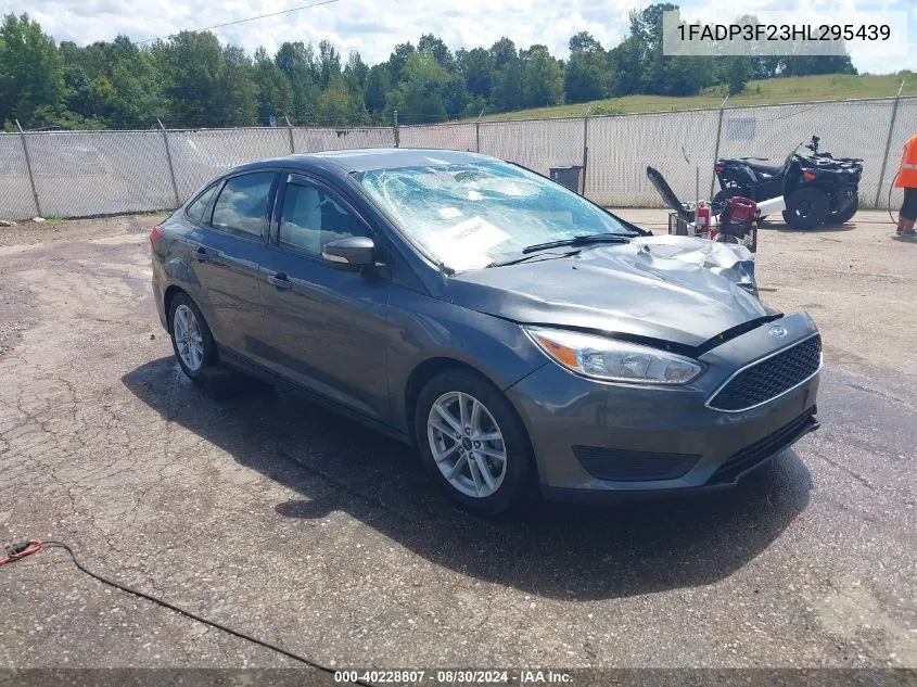 1FADP3F23HL295439 2017 Ford Focus Se