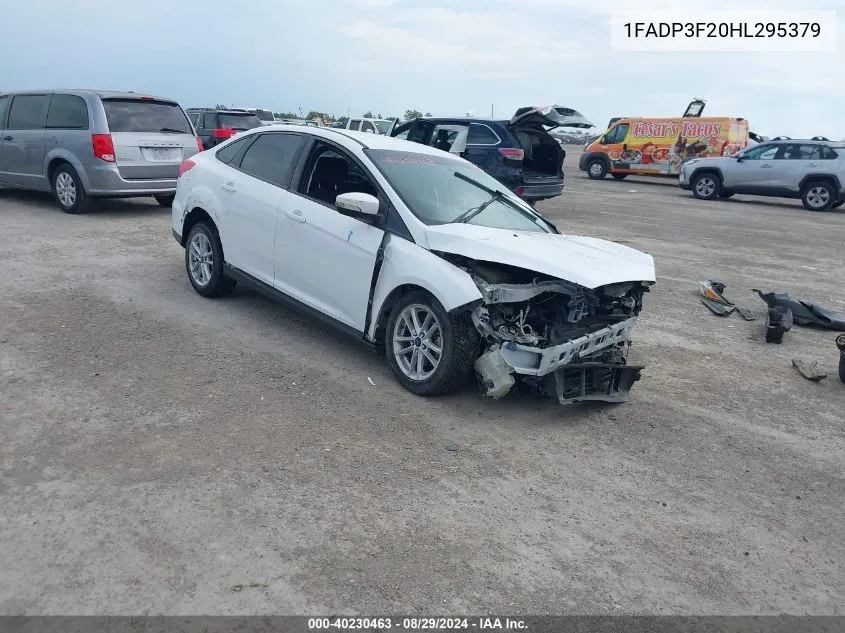 2017 Ford Focus Se VIN: 1FADP3F20HL295379 Lot: 40230463