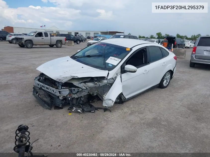 2017 Ford Focus Se VIN: 1FADP3F20HL295379 Lot: 40230463