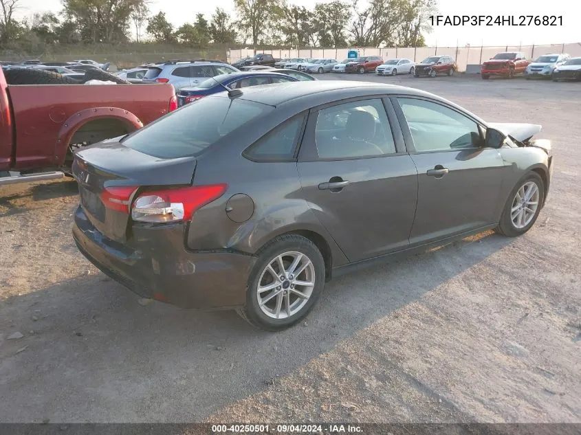 1FADP3F24HL276821 2017 Ford Focus Se