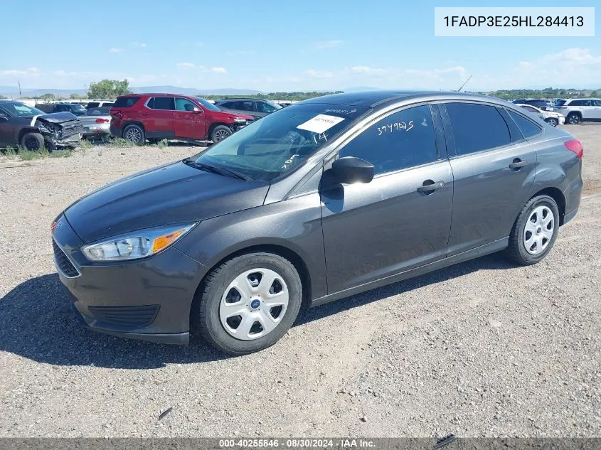 2017 Ford Focus S VIN: 1FADP3E25HL284413 Lot: 40255846