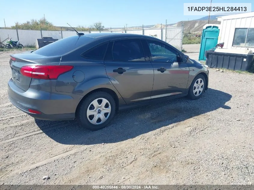 2017 Ford Focus S VIN: 1FADP3E25HL284413 Lot: 40255846