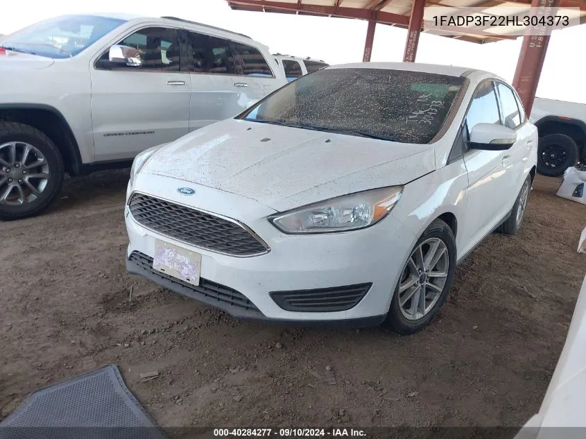 2017 Ford Focus Se VIN: 1FADP3F22HL304373 Lot: 40284277