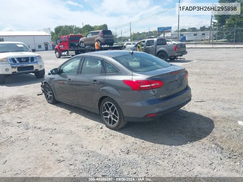 2017 Ford Focus Sel VIN: 1FADP3H26HL295898 Lot: 40286297