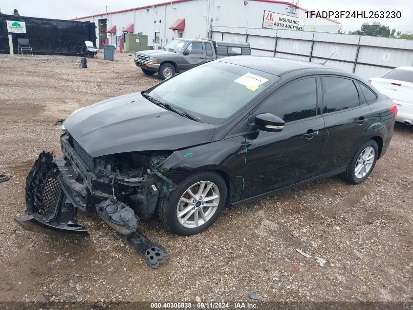 1FADP3F24HL263230 2017 Ford Focus Se