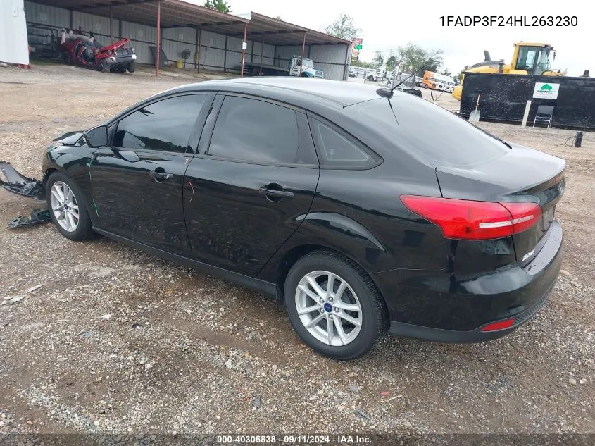 1FADP3F24HL263230 2017 Ford Focus Se