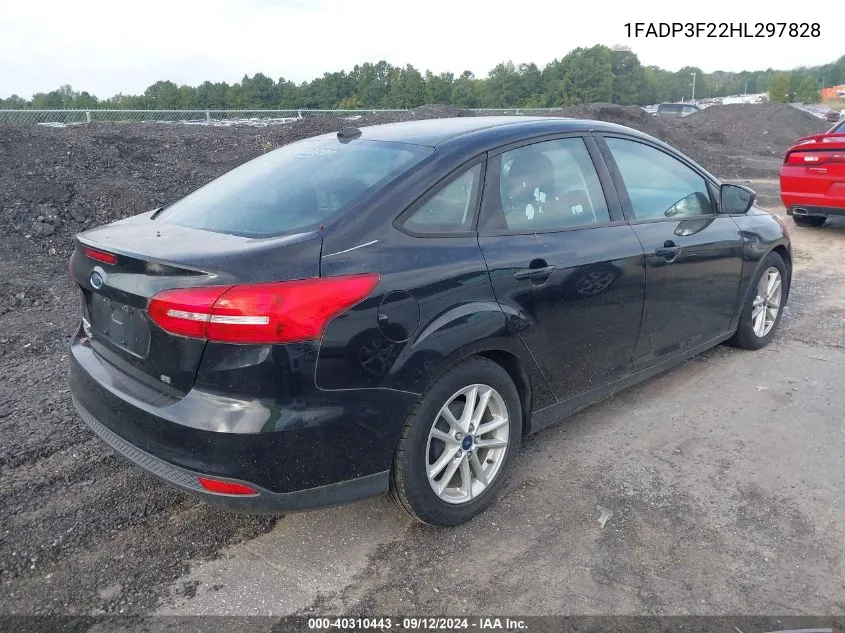 1FADP3F22HL297828 2017 Ford Focus Se