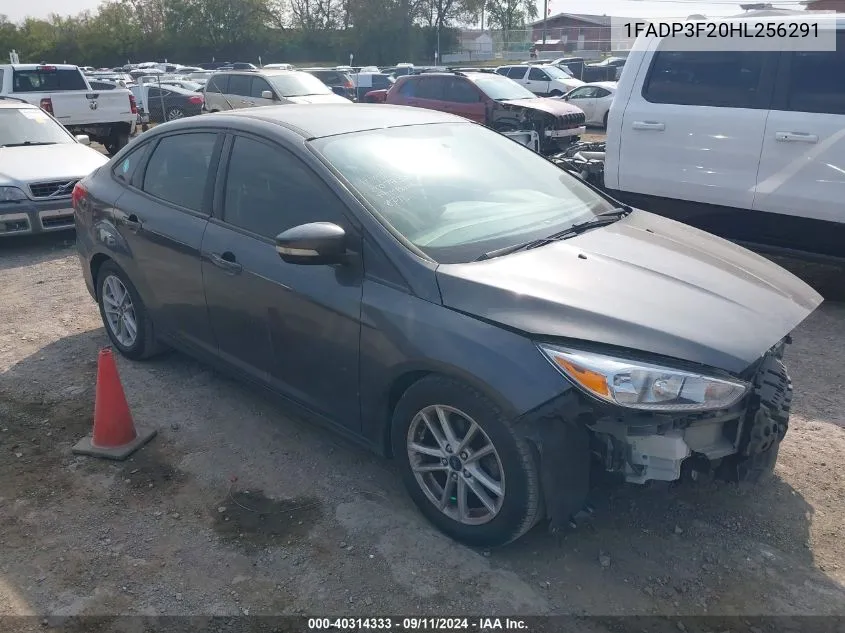 2017 Ford Focus Se VIN: 1FADP3F20HL256291 Lot: 40314333