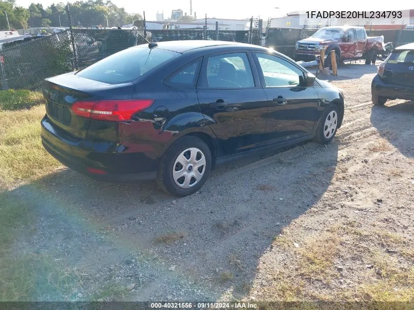 1FADP3E20HL234793 2017 Ford Focus S