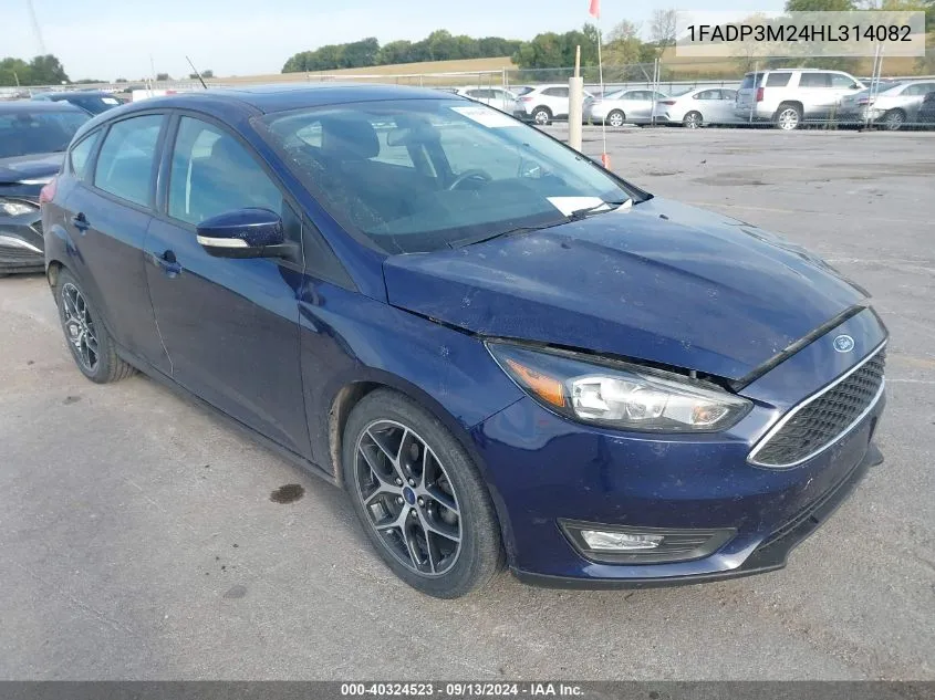 1FADP3M24HL314082 2017 Ford Focus Sel