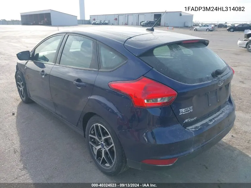 1FADP3M24HL314082 2017 Ford Focus Sel